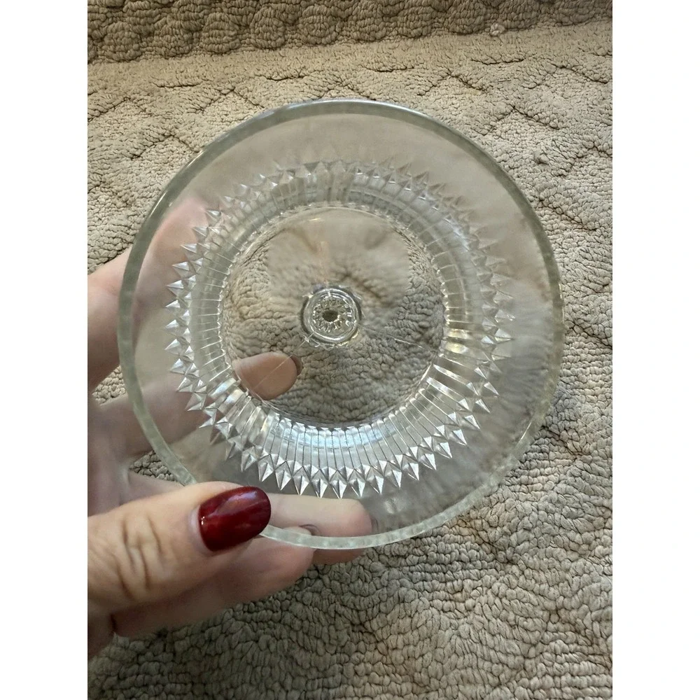 Vintage Glass Chicken Waterer Base Poultry Farm Livestock